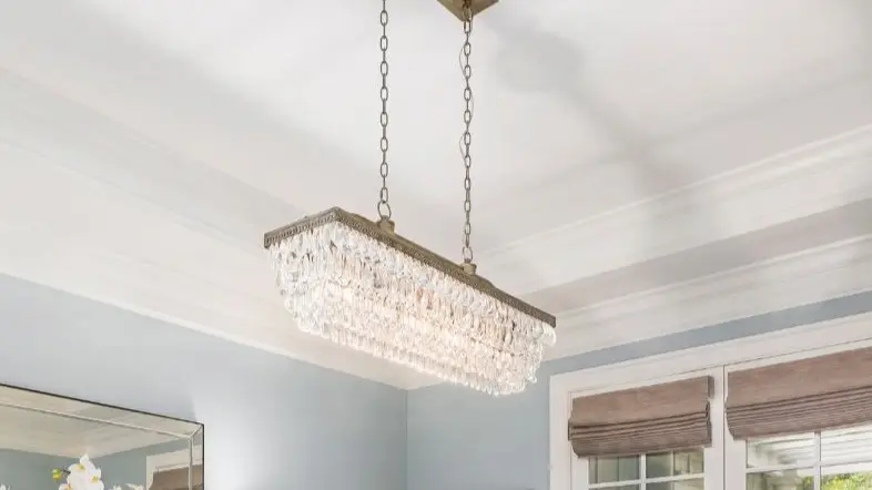 Light fixture installation by West Copper Electric licensed electrician.